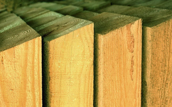 125MM x 75MM SAWN POST WEATHERED TOP PRESSURE TREATED
