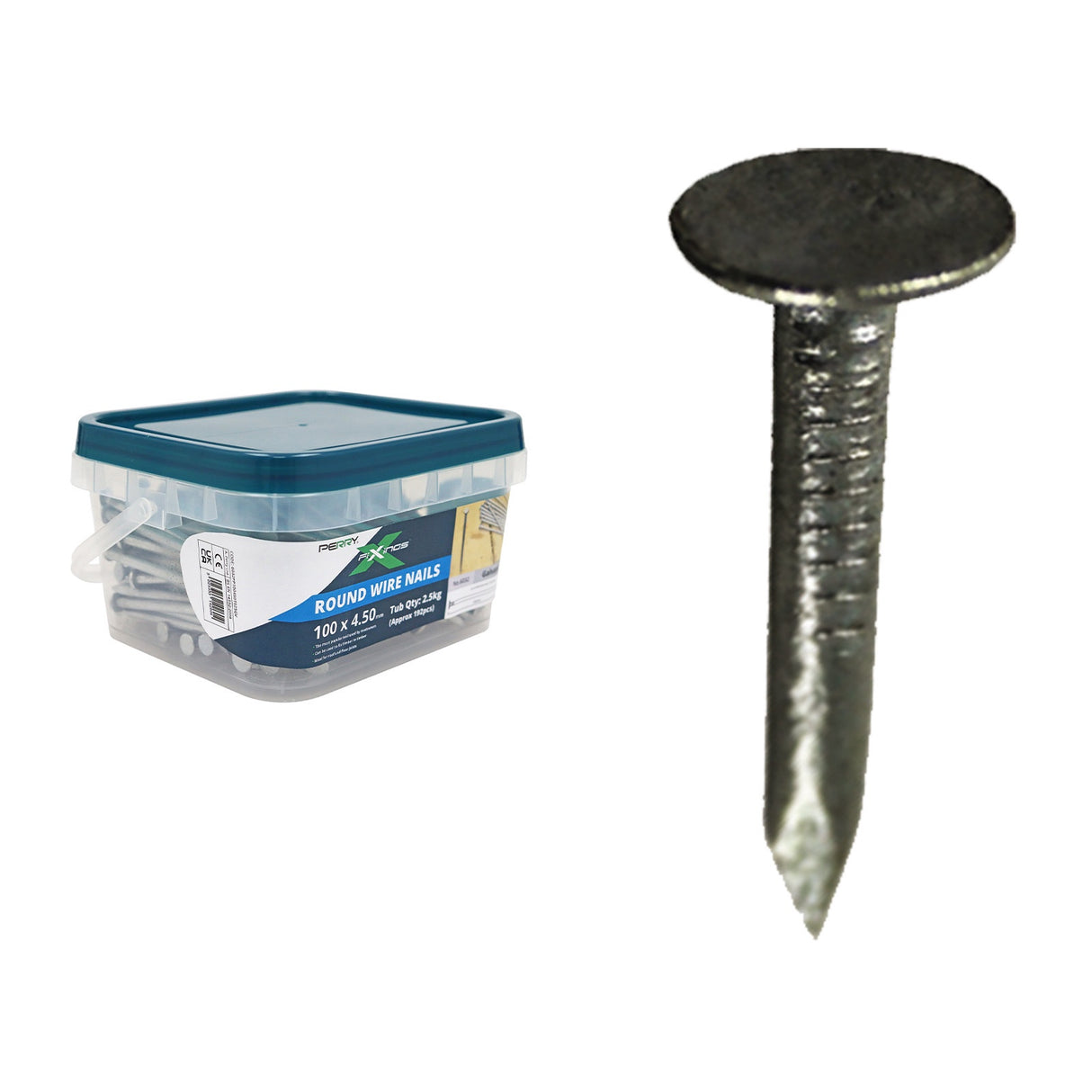 PERRY CLOUT NAILS EXRTA LARGE HEAD 2.5KG