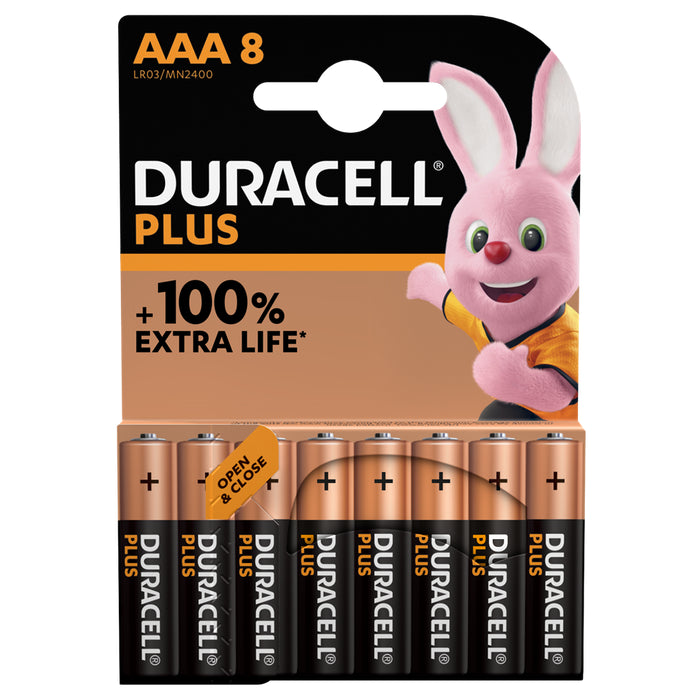 DURACELL BATTERIES PK 8