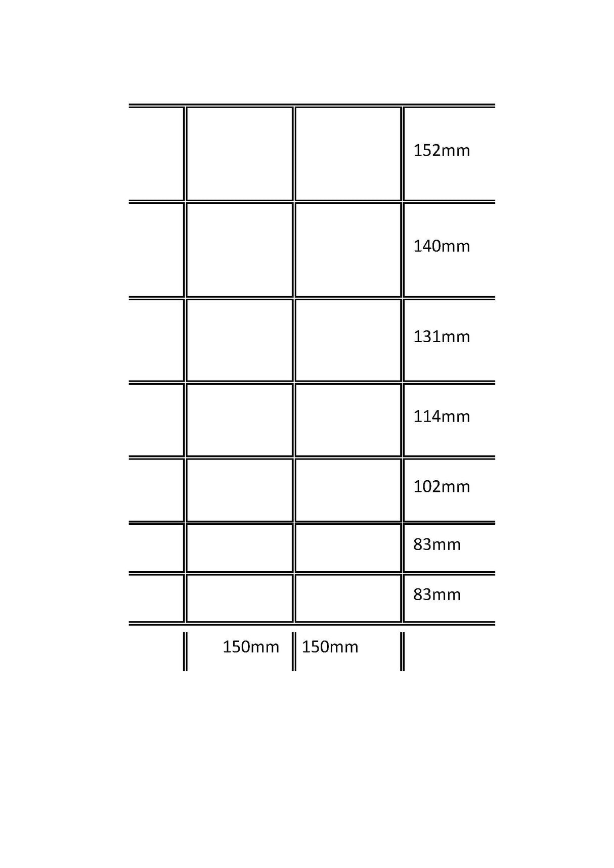 TORNADO STOCKFENCE C8/80/15 50MTR LIVESTOCK MILD STEEL