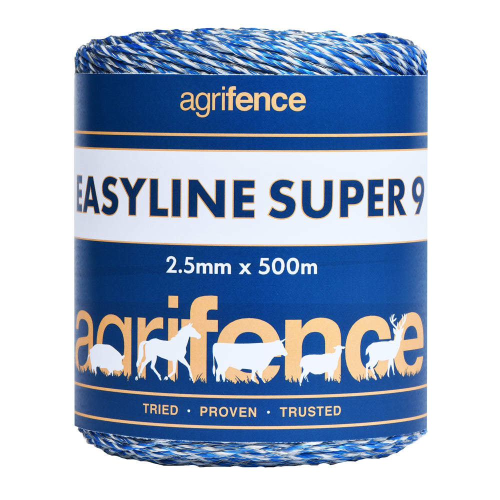 AGRIFENCE EASYLINE SUPER 9 WHITE POLYWIRE