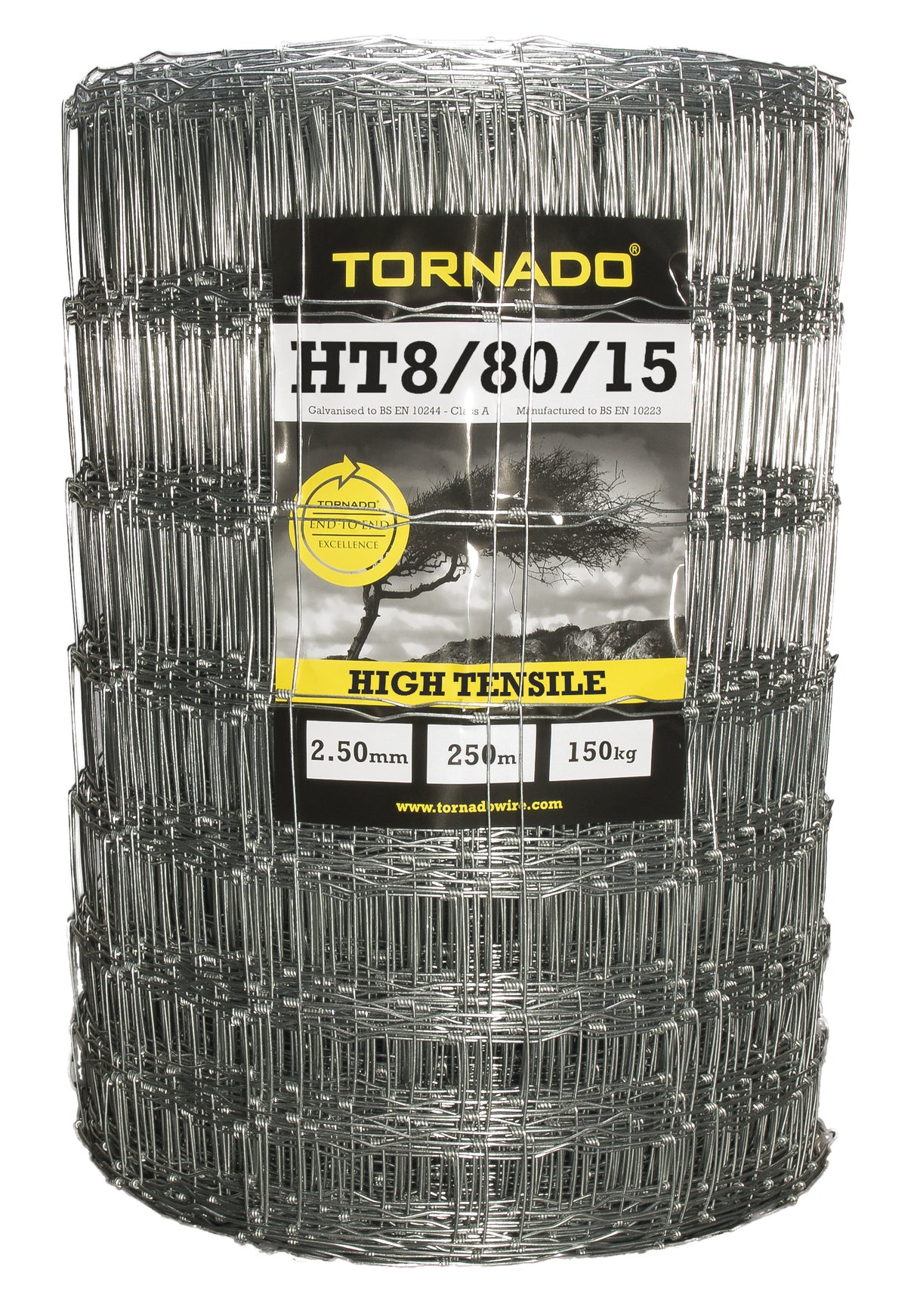 TORNADO STOCKFENCE HT8/80/15 100MTR LIVESTOCK HIGH TENSILE