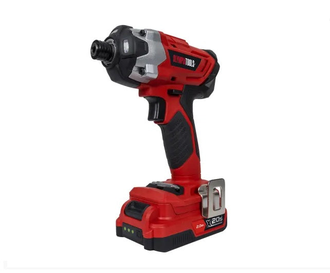 OLYMPIA X20S™ IMPACT DRIVER 20V 2 x 2.0Ah LI-ION