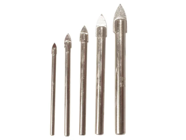 IRWIN GLASS & TILE DRILL BIT SET 5 QTY