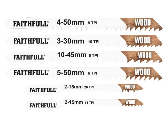 FAITHFULL JIGSAW BLADE SET
