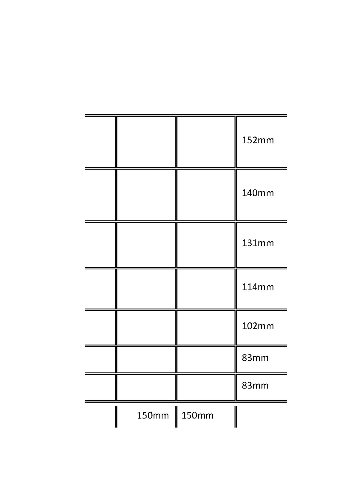 TORNADO STOCKFENCE L8/80/15 50MTR LIVESTOCK LIGHT MILD STEEL