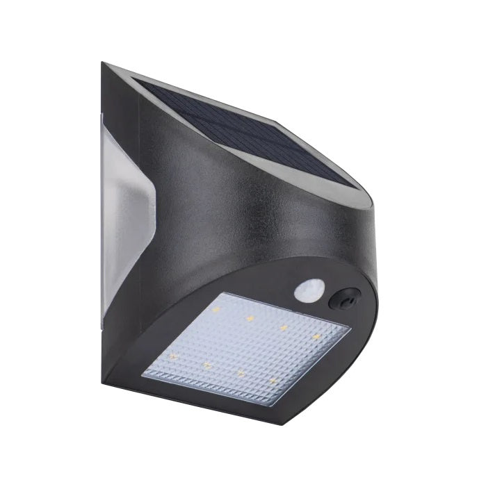 LUCECO SOLAR DECORATIVE PRYSM 3W WALL LIGHT WITH USB CHARGING PORT