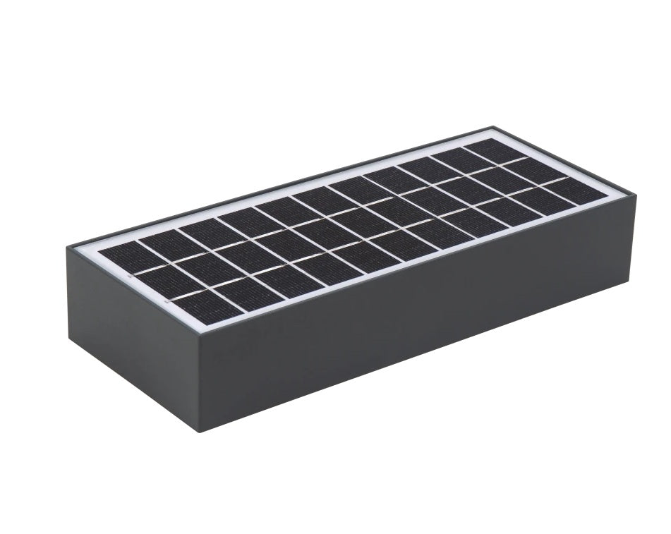 LUCEO DECORATIVE SOLAR BRICK LIGHT WITH PIR MOTION SENSOR