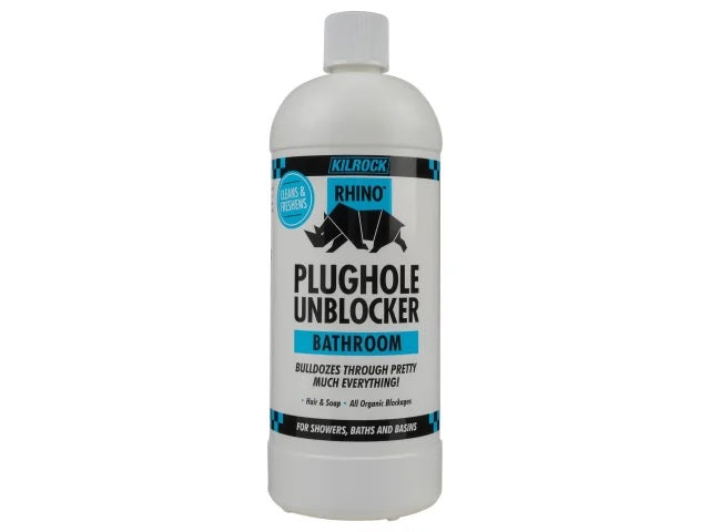 KILROCK RHINO BATHROOM HEAVY DUTY DRAIN UNBLOCKER