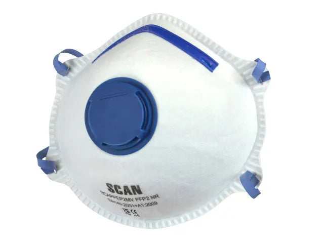 SCAN MOULDED VALVED MASKS X10