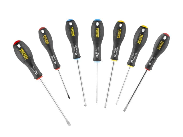 STANLEY CUSHION GRIP SCREWDRIVER SET IN WALLET