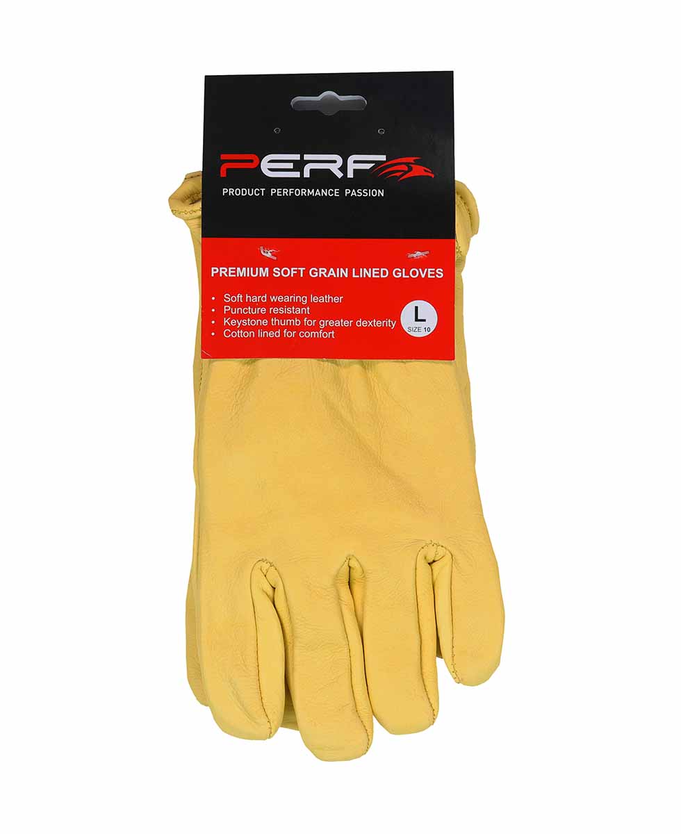 PERF PREMIUM SOFT GRAIN LINEND DRIVERS GLOVES