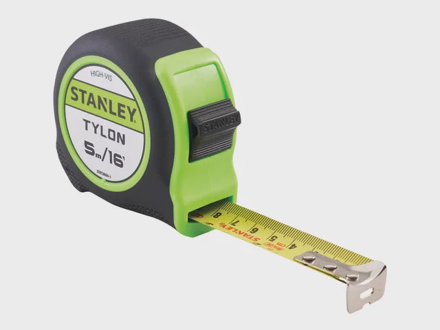 STANLEY HI VIS TYLON TAPE MEASURES