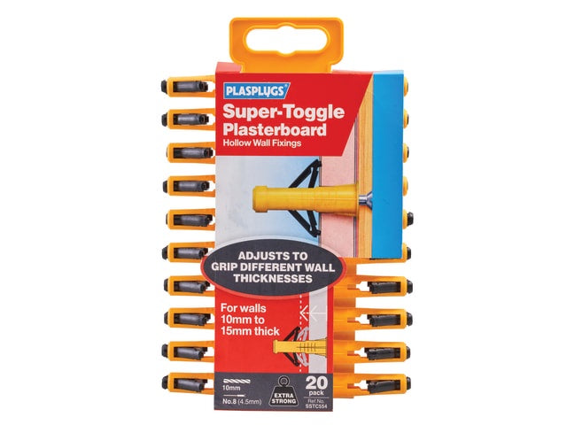 PLASPLUG SUPER TOGGLE CAVITY ANCHORS 20 QTY