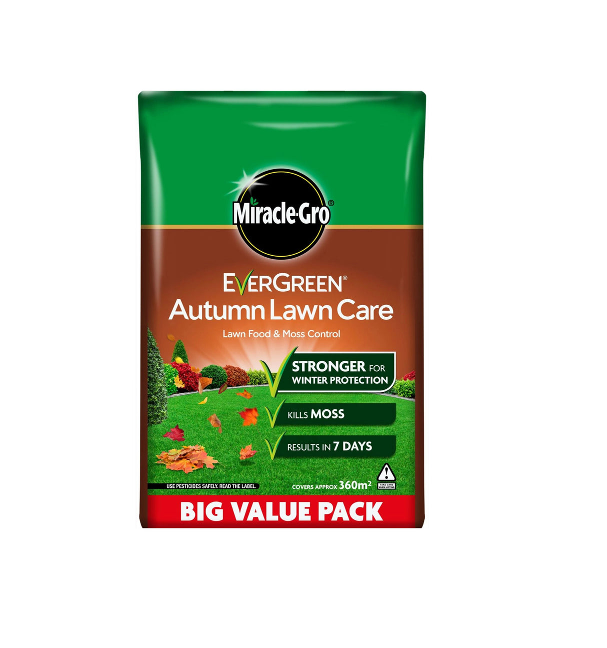 MIRIACLE GRO EVERGREEN AUTUMN LAWN CARE