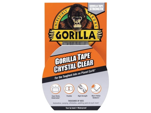GORILLA CRYSTAL CLEAR MOUNTING TAPE