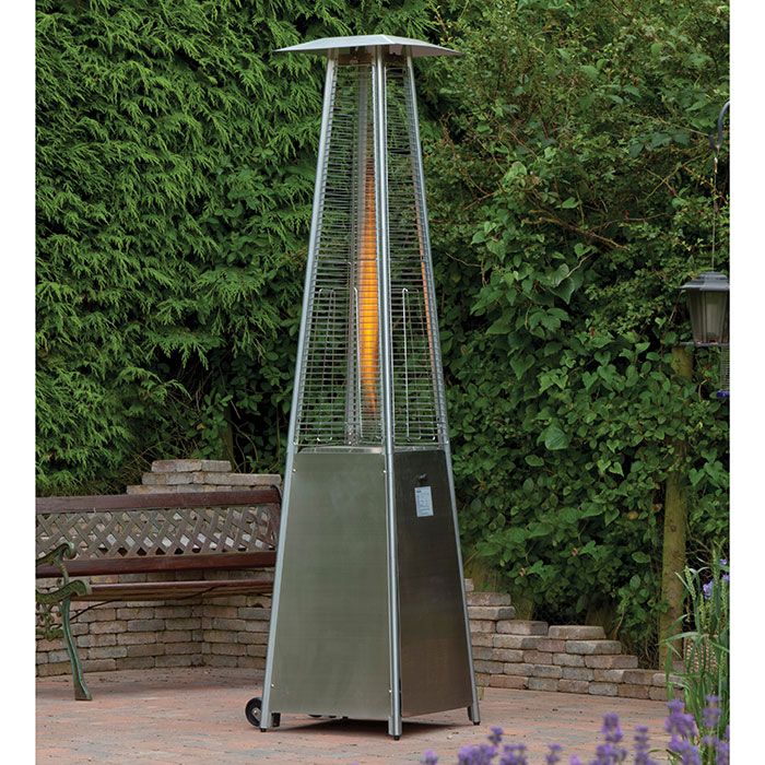 PATIO HEATER - STAINLESS STEEL FLAME TOWER