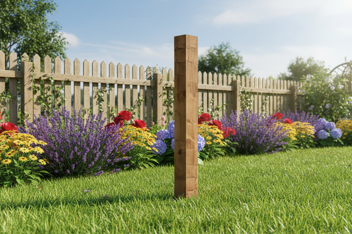 75MM x 75MM SQUARE SAWN POST PRESSURE TREATED