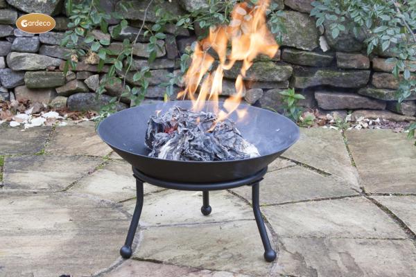 SMALL CAST IRON FIRE BOWL
