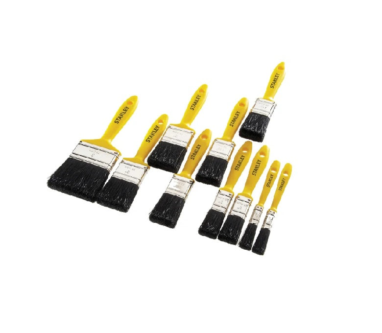 STANLEY HOBBY PAINT BRUSH SET 10 QTY