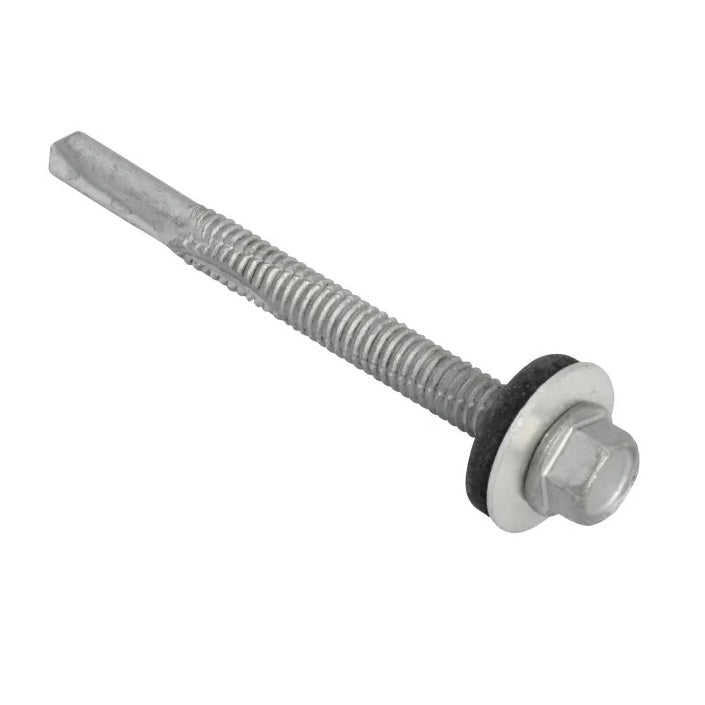 FORGEFIX TECHFAST HEX HEAD ROOFING SCREWS TO STEEL PURLINS 50 QTY
