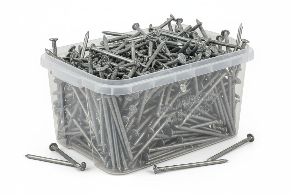 tub of nails