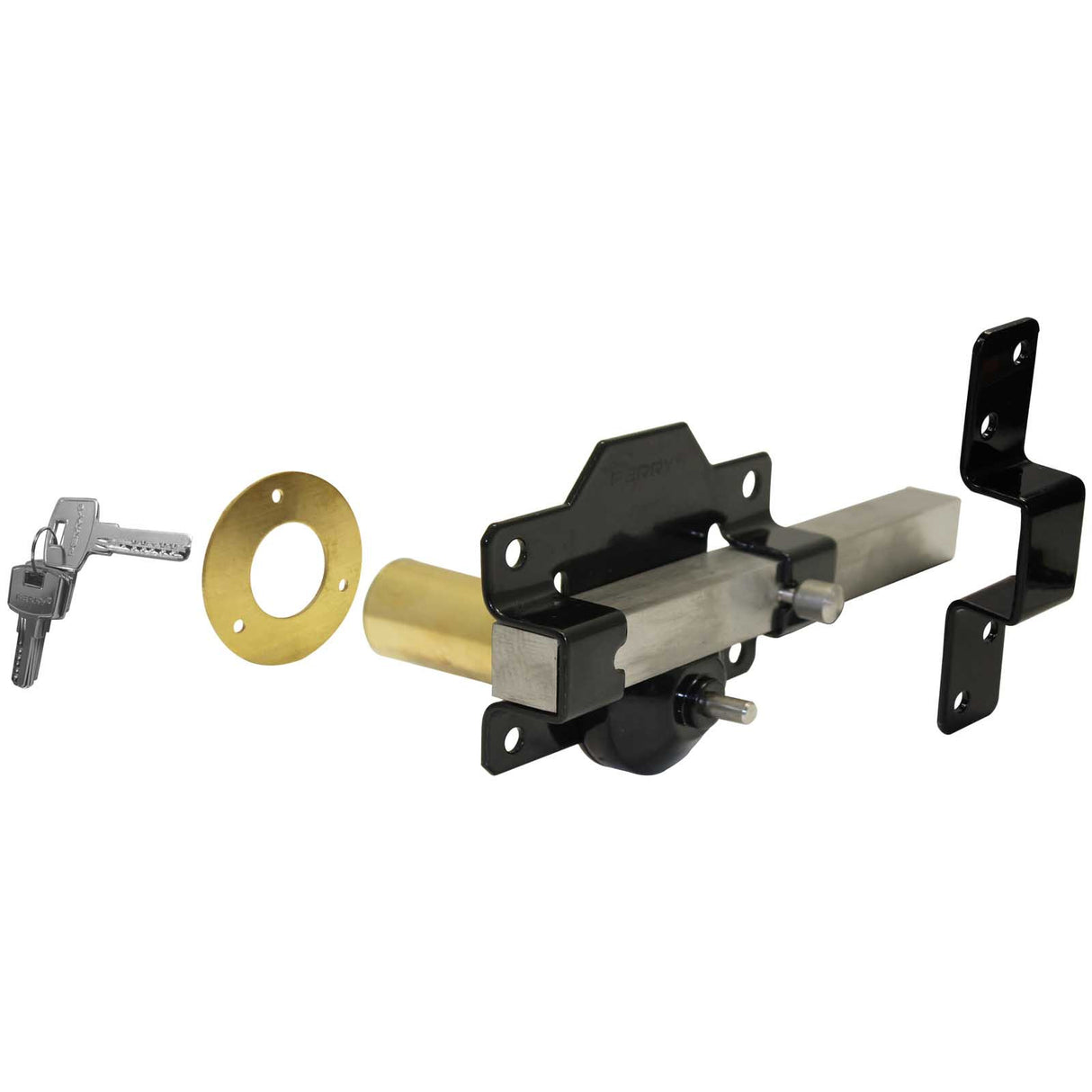 SINGLE LOCKING THROW LOCK SPRING BOLT