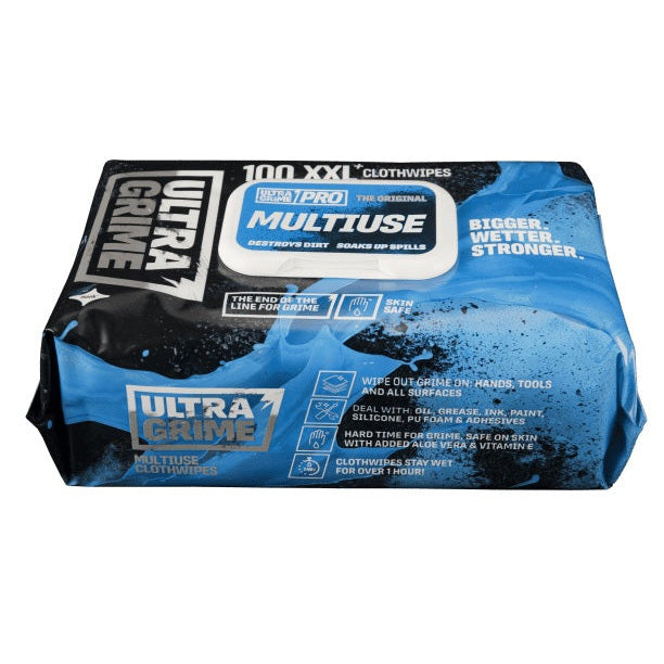 ULTRA GRIME CLOTHWIPES MULTI PURPOSE XXL 38CM x 25CM