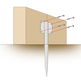 PERRY SINGLE SLEEPER STRAIGHT SECURE SUPPORT SPIKE