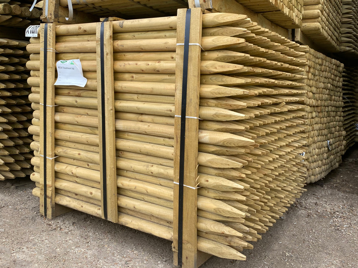 Pre Tapped Posts 50MM MACHINED PRESSURE TREATED POST – PLG Country Store