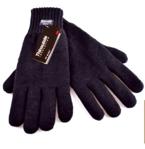 GLOVES - ADULT KNITTED, THINSULATE