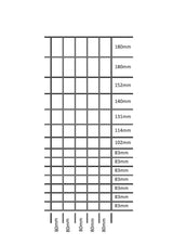 TORNADO STOCKFENCE HT15/158/8 50MTR HIGH TENSILE GALV 1500MM HIGH