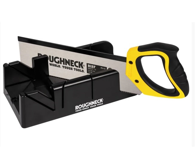 ROUGHNECK MITRE BOX & HARDPOINT TENON SAW SET – PLG Country Store