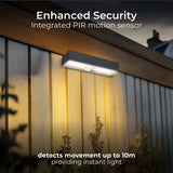 LUCEO DECORATIVE SOLAR BRICK LIGHT WITH PIR MOTION SENSOR