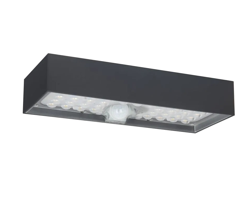 LUCEO DECORATIVE SOLAR BRICK LIGHT WITH PIR MOTION SENSOR