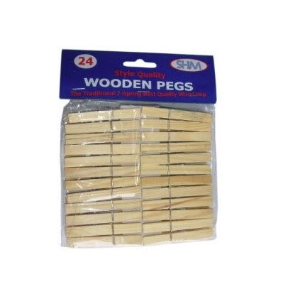 CLOTHES PEGS  WOODEN