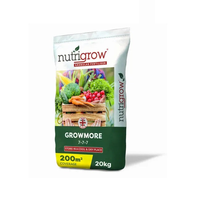 NUTRIGROW GROWMORE FERTILISER 7-7-7 20KG