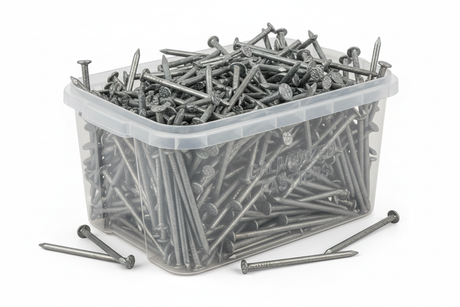 tub of nails